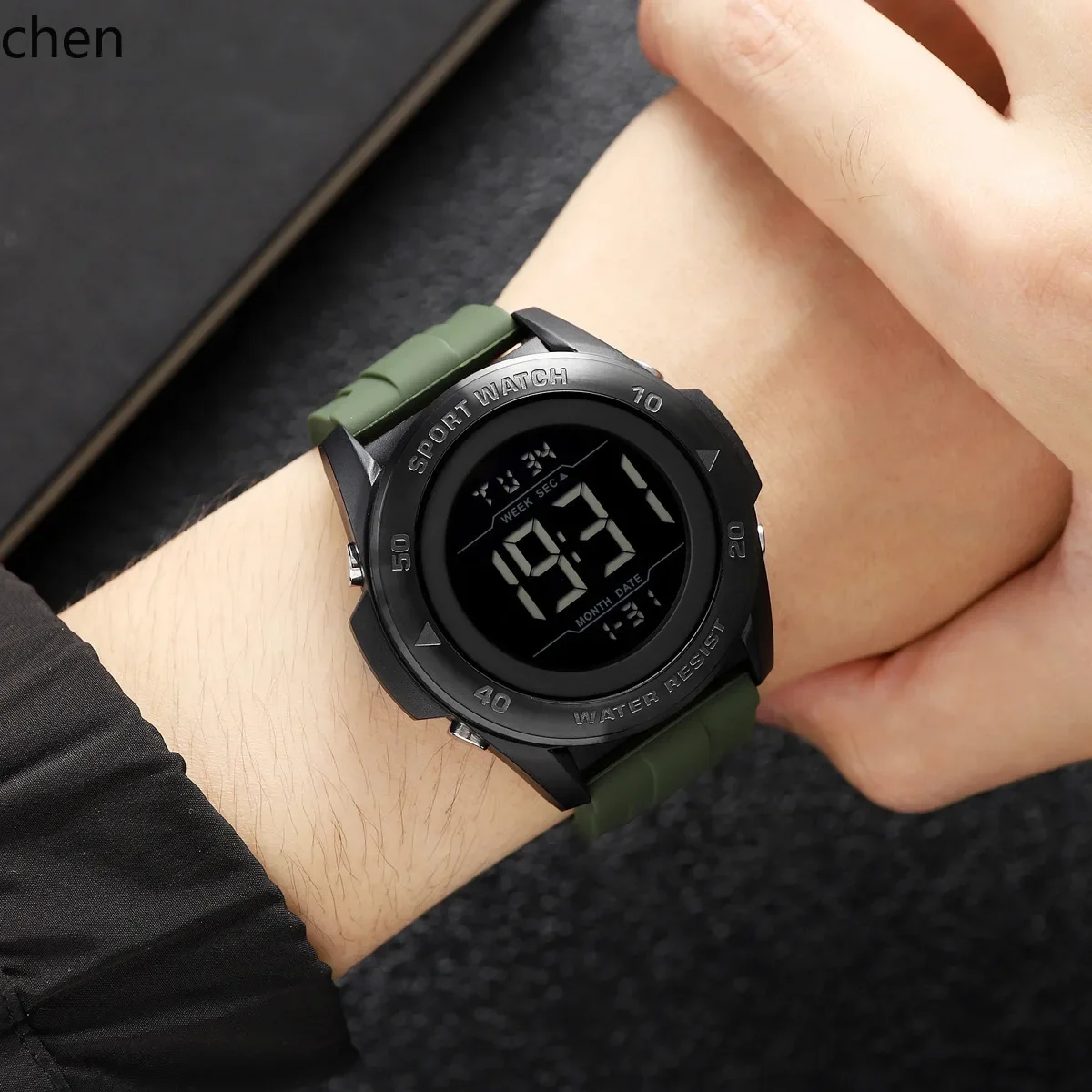 W5.9 multifunctional sports digital watch for men - alarm, waterproof electronic wristwatch
W5.9 multifunctional sports digital watch for men - alarm, waterproof electronic wristwatch