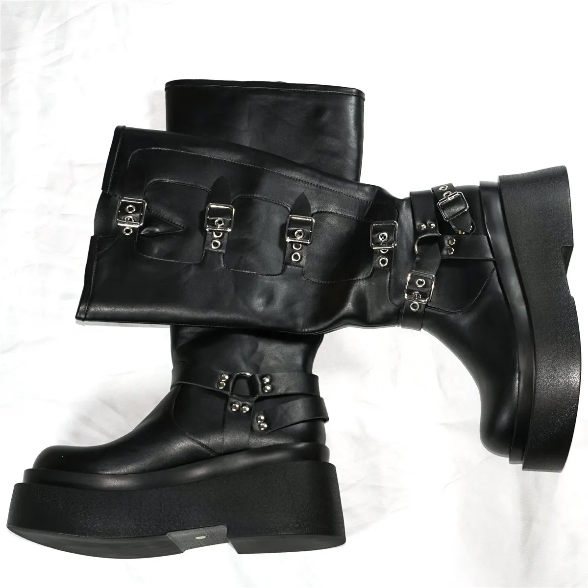 Platform Pumps Shoes Women Black PU Leather Wedges High Heel Thigh High Boots Female Round Toe Fashion Sneakers Casual Shoes
Platform Pumps Shoes Women Black PU Leather Wedges High Heel Thigh High Boots Female Round Toe Fashion Sneakers Casual Shoes