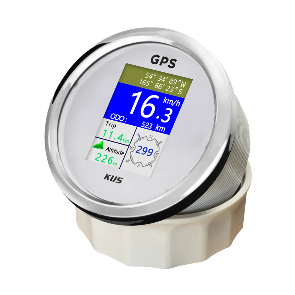 Цифровой GPS-спидометр-одометр KUS 85 мм (3 3/8 дюйма) с функцией измерения высоты, скорость до 999,9 км/ч (доступны мили/ч и узлы/ч), 12В/24В, для автомобилей и яхт
Цифровой GPS-спидометр-одометр KUS 85 мм (3 3/8 дюйма) с функцией измерения высоты, скорость до 999,9 км/ч (доступны мили/ч и узлы/ч), 12В/24В, для автомобилей и яхт