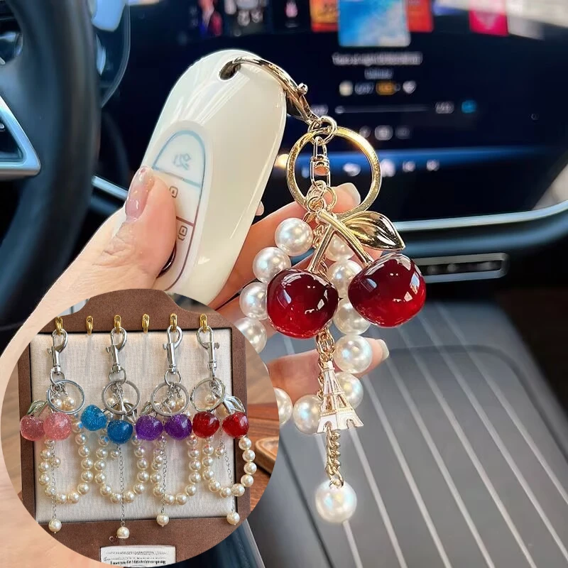 New Pearl Cherry Mobile Phone Lanyard for Bags Car Keys Pendants AirPods Cases Universal Accessories Luxury Phone Chain Lanyard
New Pearl Cherry Mobile Phone Lanyard for Bags Car Keys Pendants AirPods Cases Universal Accessories Luxury Phone Chain Lanyard