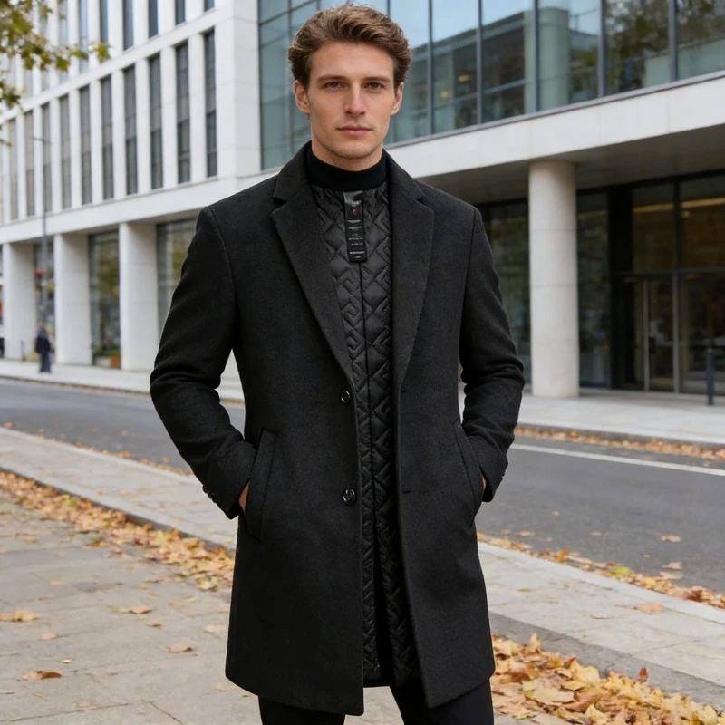 Autumn Winter Mid-Length Casual Cold-Resistant Outerwear 2026 New Middle-Age Men's Smooth Woolen Coat
Autumn Winter Mid-Length Casual Cold-Resistant Outerwear 2026 New Middle-Age Men's Smooth Woolen Coat