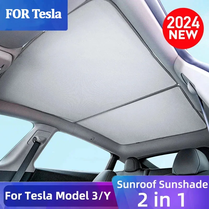 For Tesla Ice Cloth Buckle SunShades Model 3 Y 2021-2024 highland Glass Roof Sunshade Front Rear Sunroof Skylight
For Tesla Ice Cloth Buckle SunShades Model 3 Y 2021-2024 highland Glass Roof Sunshade Front Rear Sunroof Skylight