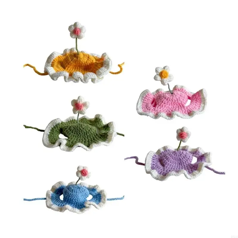 R66A Puppy Flower Hat Crocheted Hat Dog Birthday Christmas Pet Headgear Costume
R66A Puppy Flower Hat Crocheted Hat Dog Birthday Christmas Pet Headgear Costume