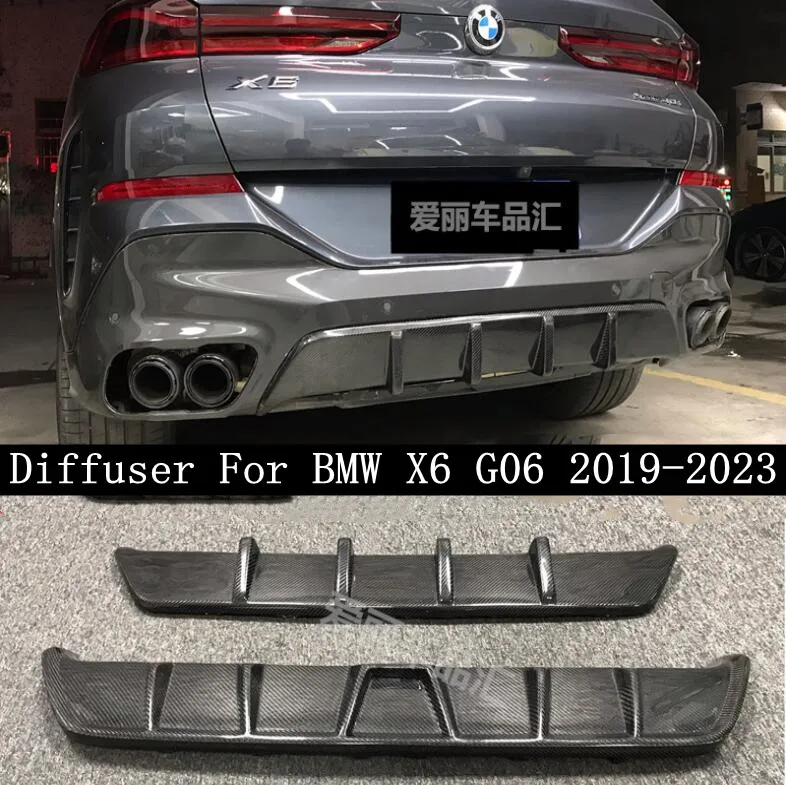 Подходит для Bmw X6 G06 2019-2023 Настоящее углеродное волокно Автомобильный задний бампер задний диффузор разветвители Защитная крышка
Подходит для Bmw X6 G06 2019-2023 Настоящее углеродное волокно Автомобильный задний бампер задний диффузор разветвители Защитная крышка