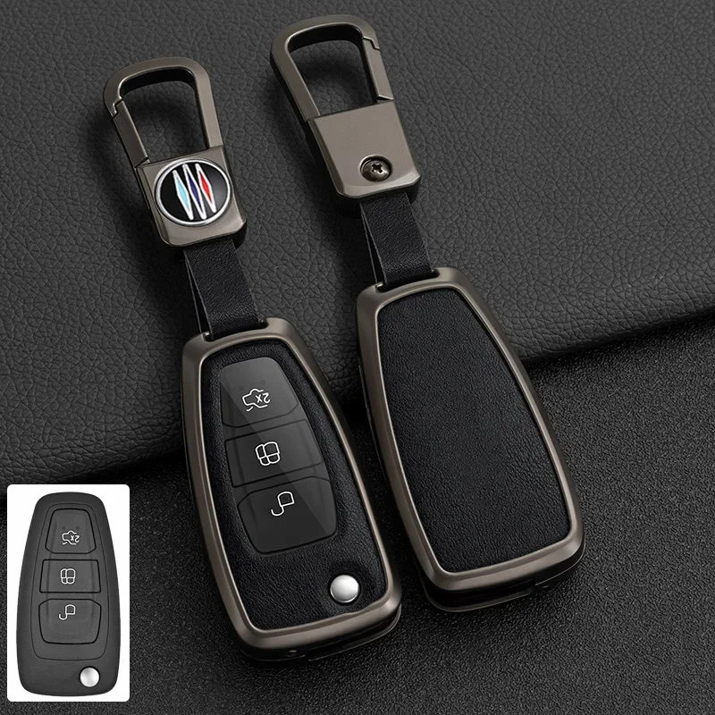 Zinc Alloy+ Leather Car Key Case Cover for Ford Ranger C-Max S-Max Focus Galaxy Mondeo Transit Tourneo Custom Flip Remote Key
Zinc Alloy+ Leather Car Key Case Cover for Ford Ranger C-Max S-Max Focus Galaxy Mondeo Transit Tourneo Custom Flip Remote Key
