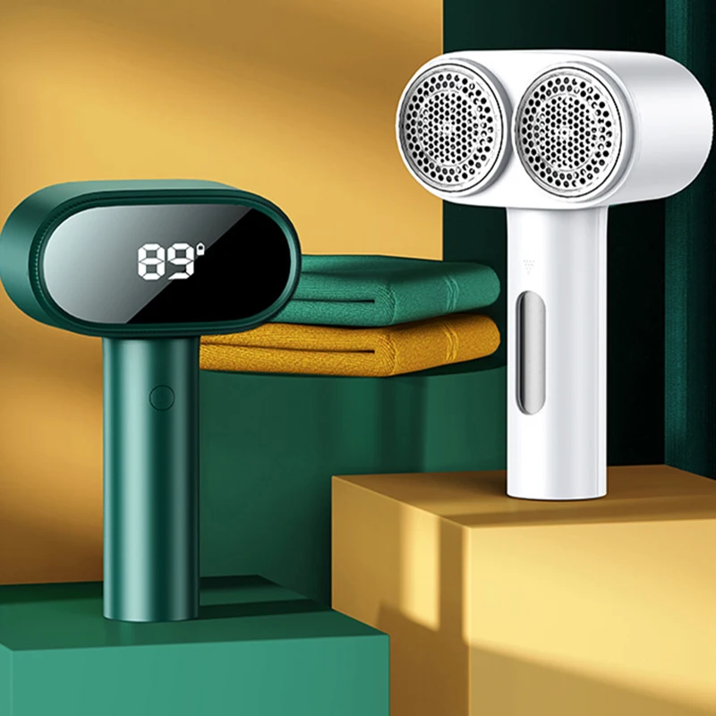 Household Lint Remover Double-headed Clothing Ball Trimmer USB Rechargeable Sweater Woolen Clothes Shaving Tool with LED Display
Household Lint Remover Double-headed Clothing Ball Trimmer USB Rechargeable Sweater Woolen Clothes Shaving Tool with LED Display
