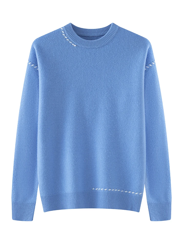 2024 New Fashion Autumn Winter Men Cashmere Sweater O-Neck Pullover 100% Merino Wool Thick Knitwear Soft Casual Knitting Top
2024 New Fashion Autumn Winter Men Cashmere Sweater O-Neck Pullover 100% Merino Wool Thick Knitwear Soft Casual Knitting Top