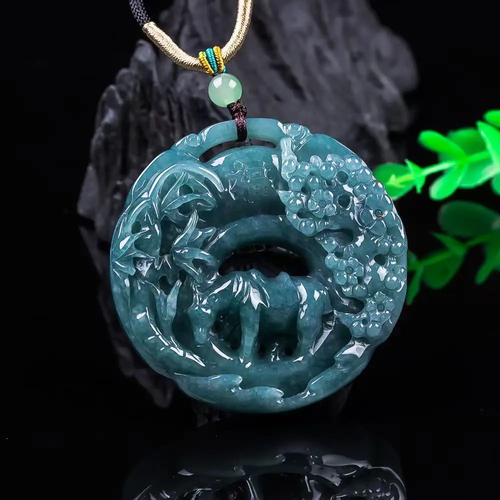 Burmese Jadeite Flower Pendant Necklace Gifts for Women Vintage Real Jade Charm Designer Gemstone Accessories Carved Amulet
Burmese Jadeite Flower Pendant Necklace Gifts for Women Vintage Real Jade Charm Designer Gemstone Accessories Carved Amulet