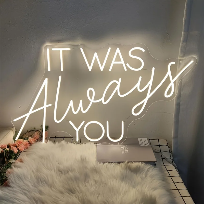 It Was Always Your Neon Sign LED Night Light USB Light for Bedroom Bar Family Party Wall Decor Birthday Wedding Party Gifts
It Was Always Your Neon Sign LED Night Light USB Light for Bedroom Bar Family Party Wall Decor Birthday Wedding Party Gifts