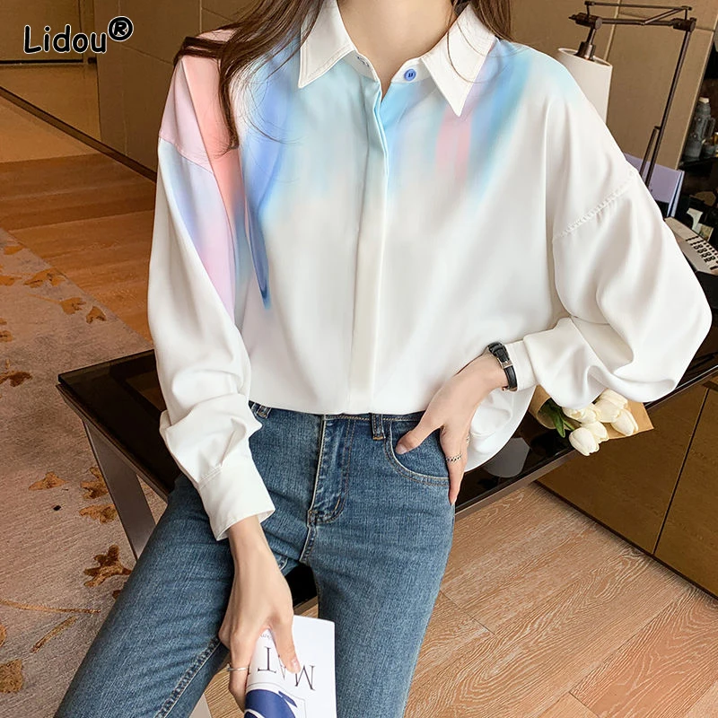 Button Women's Clothing 2023 Turn-down Collar Intellectual Solid Temperament Business Casual Blouses Thin Elegant Spring Summer
Button Women's Clothing 2023 Turn-down Collar Intellectual Solid Temperament Business Casual Blouses Thin Elegant Spring Summer