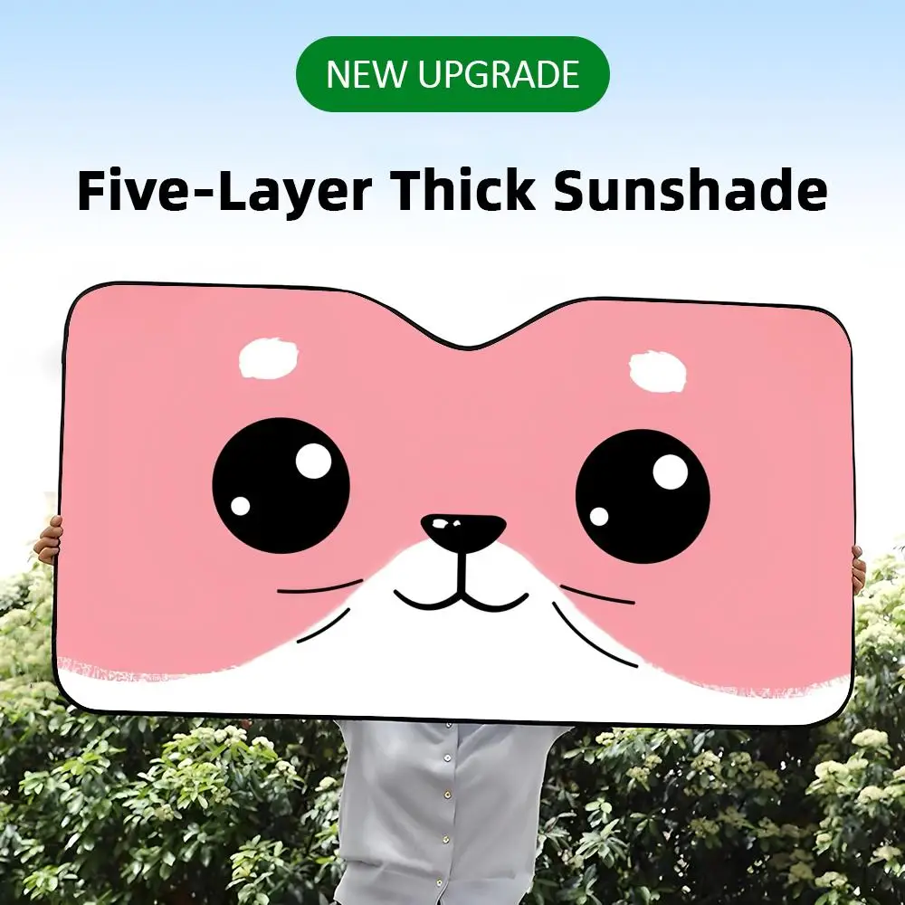 Animal Expressions Sun Visor Five-Layer Aluminum Foil Windshield Sunshades UV Protector & Heat Shield Car Front Window Foldable
Animal Expressions Sun Visor Five-Layer Aluminum Foil Windshield Sunshades UV Protector & Heat Shield Car Front Window Foldable