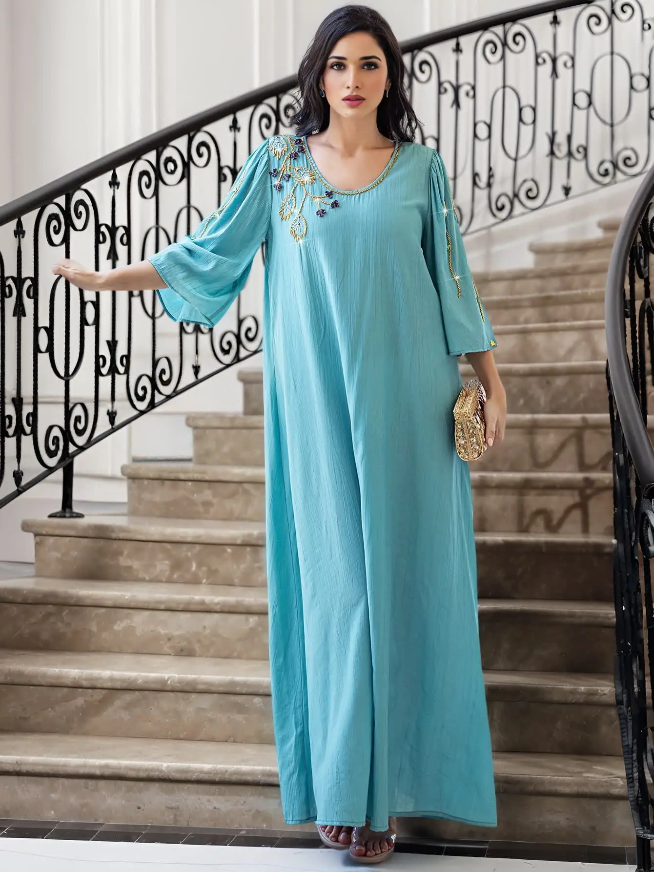 Eid Women Party Dress Abaya Muslim Party Caftan Diamond Robe Jalabiya Morocco Dubai Kaftan Islam Vestidos Largos Ramadan 2025
Eid Women Party Dress Abaya Muslim Party Caftan Diamond Robe Jalabiya Morocco Dubai Kaftan Islam Vestidos Largos Ramadan 2025