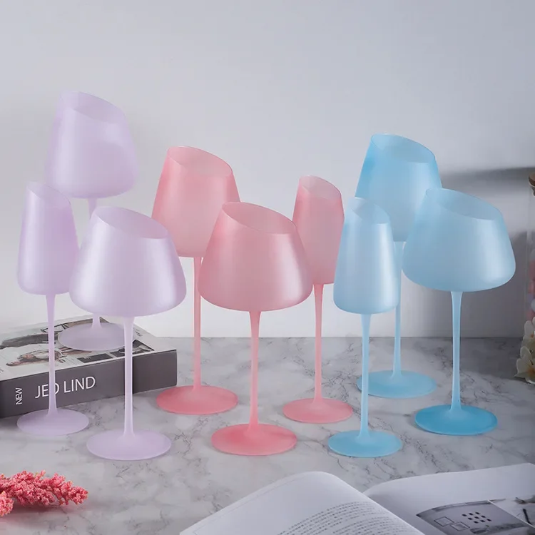· 1pcs Macaron Burgundy Cup Frosted Pink Girl Goblet Household Crystal Stained Glass Concave Bottom Red Wine Cup
· 1pcs Macaron Burgundy Cup Frosted Pink Girl Goblet Household Crystal Stained Glass Concave Bottom Red Wine Cup
