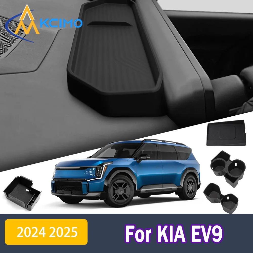 for KIA EV9 2024 2025 Car Accessories Center Console Cup Holder Shock-Absorbing Armrest Storage Tray Organizer Tidying Black
for KIA EV9 2024 2025 Car Accessories Center Console Cup Holder Shock-Absorbing Armrest Storage Tray Organizer Tidying Black