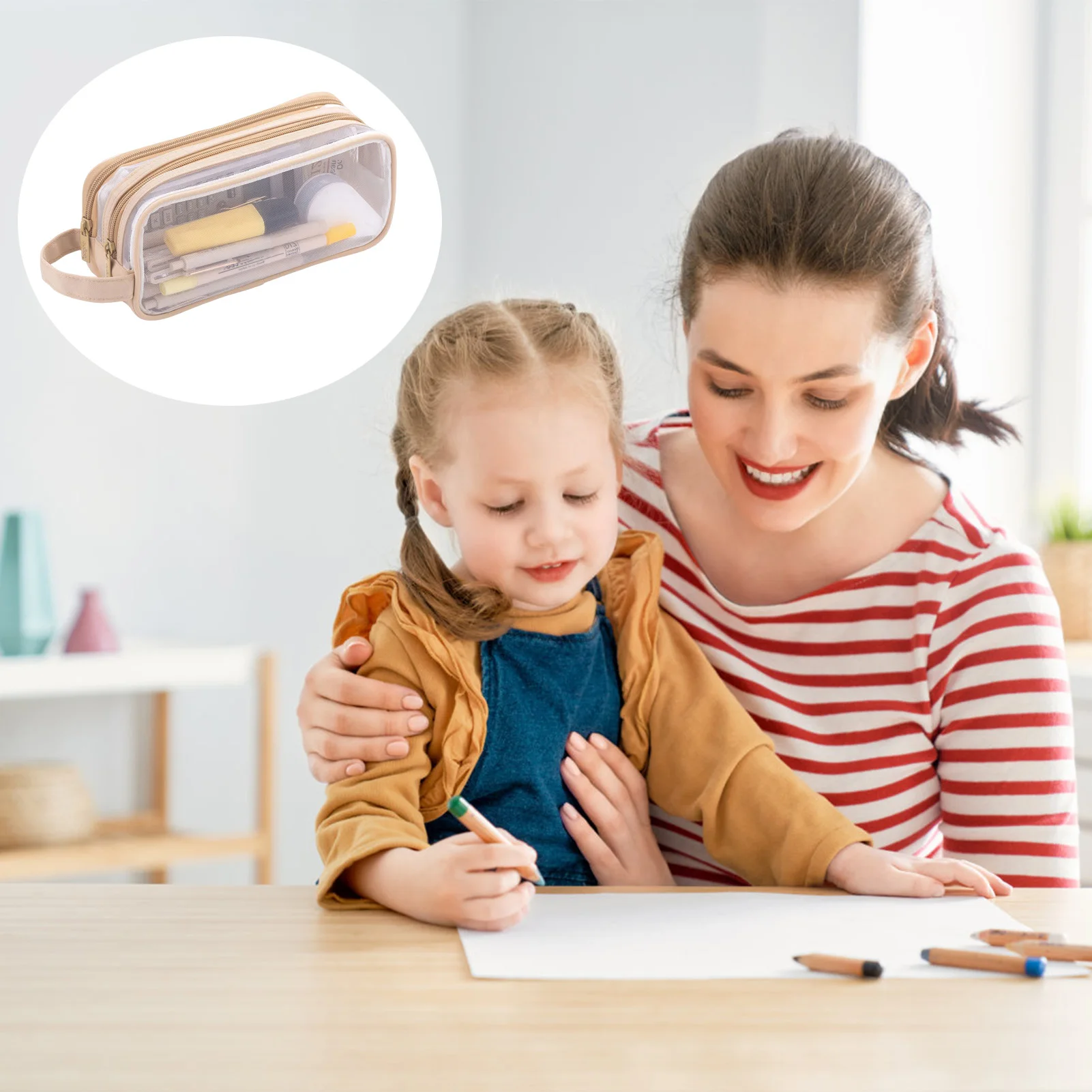 Clear Pencil Case with Zipper Category Placement Drop-proof Pen Bag for Office Business Travel Adults
Clear Pencil Case with Zipper Category Placement Drop-proof Pen Bag for Office Business Travel Adults