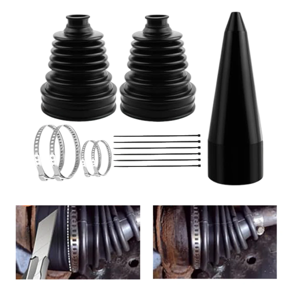 for CV Boot Repair Kit Soft Silicone Boots with Expander Tool Clamps and Cable Ties for 246 Inch to 356 Inch Sizes
for CV Boot Repair Kit Soft Silicone Boots with Expander Tool Clamps and Cable Ties for 246 Inch to 356 Inch Sizes