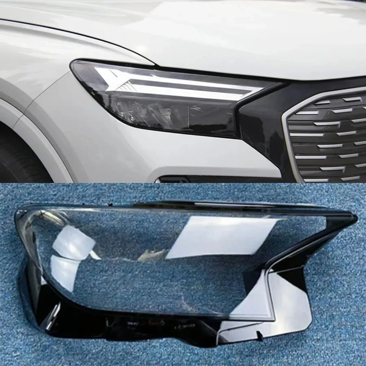 Чехол для передней фары Audi Q4, Прозрачный Абажур для передней фары, корпус для фары из оргстекла, замена оригинального абажура 2022 2023
Чехол для передней фары Audi Q4, Прозрачный Абажур для передней фары, корпус для фары из оргстекла, замена оригинального абажура 2022 2023