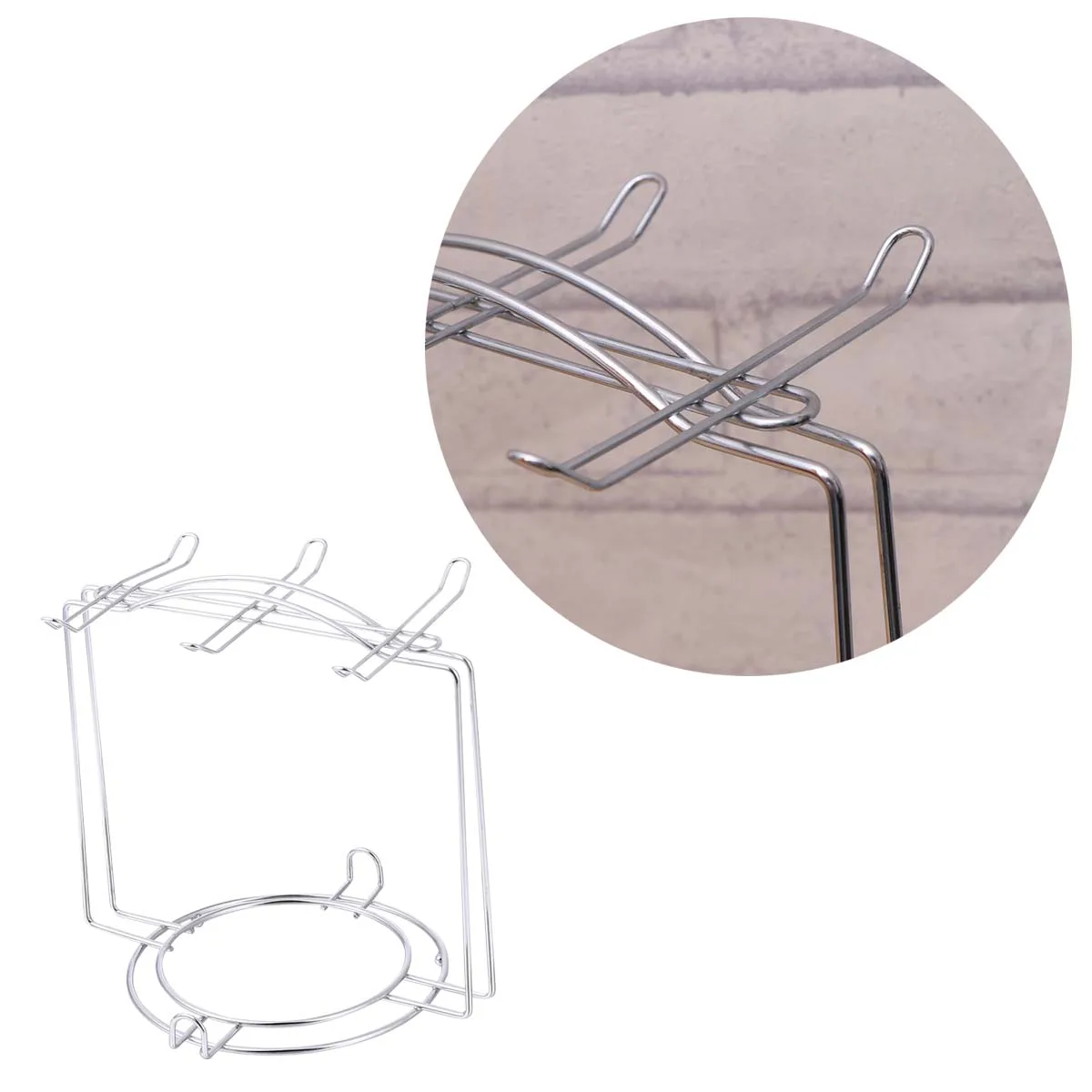 Coffee Cup Holder Kitchen Counter Drying Stand Storage Stainless Steel 4 Cups Plates Organizer Vertical Space Clutter Reducer
Coffee Cup Holder Kitchen Counter Drying Stand Storage Stainless Steel 4 Cups Plates Organizer Vertical Space Clutter Reducer