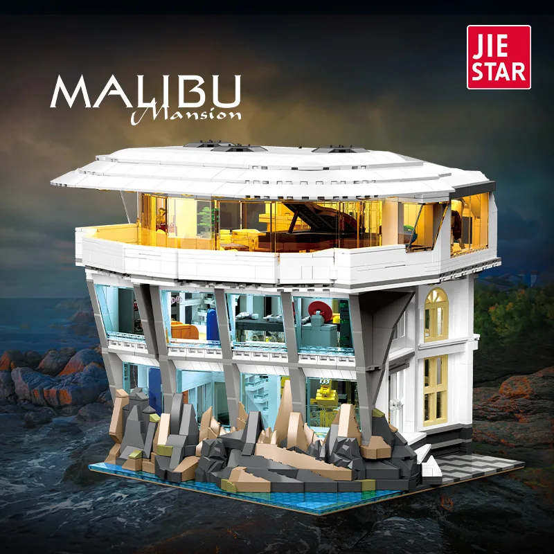 Maliibu Villa Premium Building Blocks High Difficulty Assembly Elite Architectural Model Toy NO.58280
Maliibu Villa Premium Building Blocks High Difficulty Assembly Elite Architectural Model Toy NO.58280