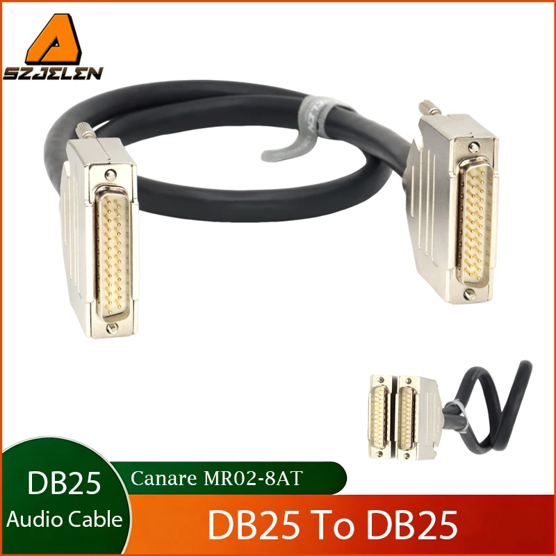 1PC Canare MR02-8AT DB25 Multi-Channel Audio Cable 8-way cable metal shell DB25 To DB25 male plug, for sound equipment
1PC Canare MR02-8AT DB25 Multi-Channel Audio Cable 8-way cable metal shell DB25 To DB25 male plug, for sound equipment