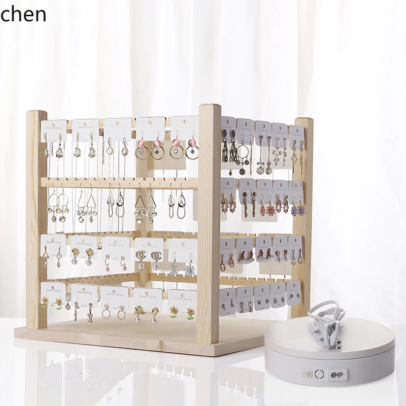 HTT rotating earring rack hanging cardboard earrings storage jewelry large capacity stud earring jewelry display rack
HTT rotating earring rack hanging cardboard earrings storage jewelry large capacity stud earring jewelry display rack
