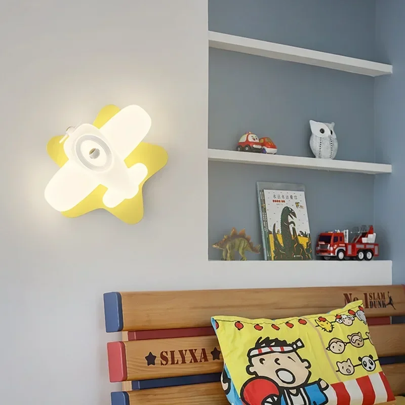 SANDYHA Modern Minimalist Wall Lamp Creative Cartoon Airplane LED Bedside Lights For Bedroom Study Home Decoration Lighting
SANDYHA Modern Minimalist Wall Lamp Creative Cartoon Airplane LED Bedside Lights For Bedroom Study Home Decoration Lighting