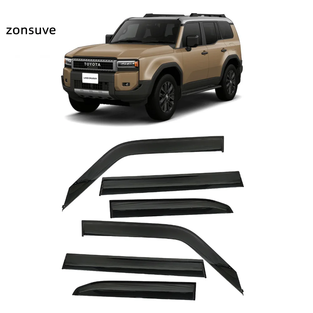 Window Visor Rain Guard Deflector Trim Body Kit Accessory For Toyota Land Cruiser Prado LC250 2024-on
Window Visor Rain Guard Deflector Trim Body Kit Accessory For Toyota Land Cruiser Prado LC250 2024-on
