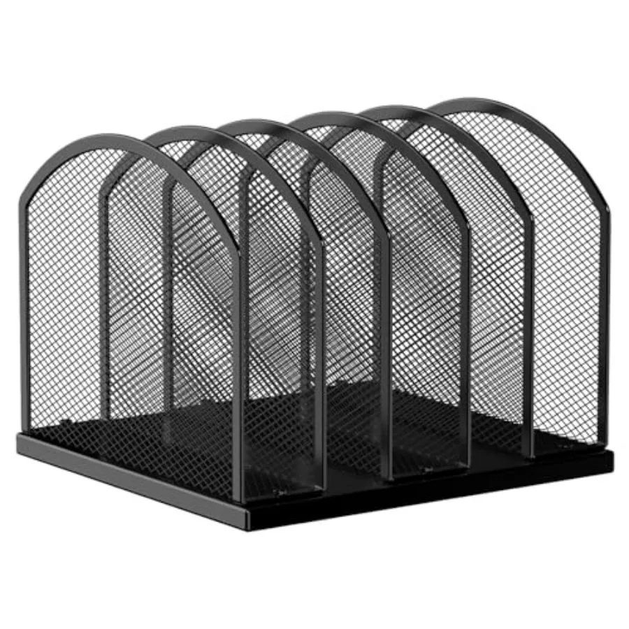 5-Section Vertical Desktop Organizer, 5-Section Mesh File Folder Stand Sorter for Office Home Classroom Organization 1, Black
5-Section Vertical Desktop Organizer, 5-Section Mesh File Folder Stand Sorter for Office Home Classroom Organization 1, Black