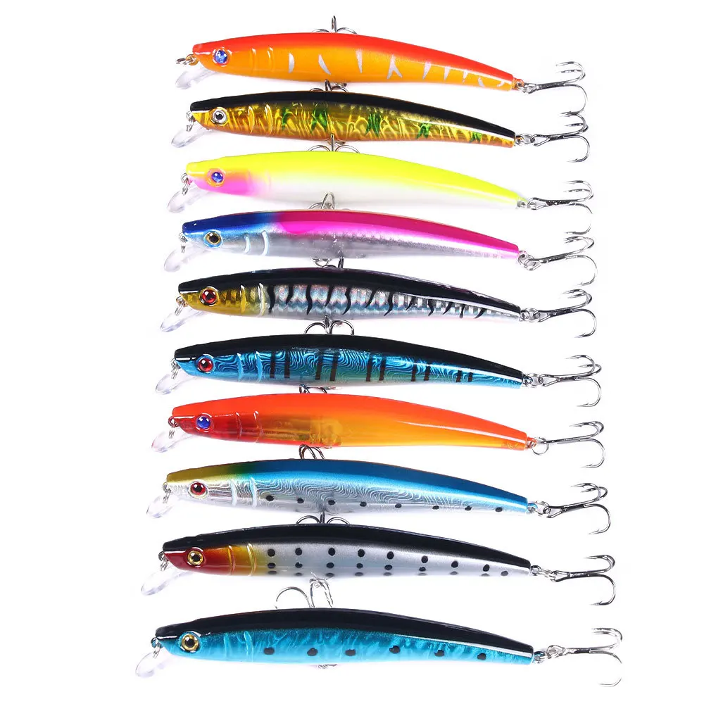 Floating Suspending Minnow Pencil Hard Lure 11g Long Cast Bionic Bass Trout Pike Freshwater Saltwater Sea River Fishing Tackle
Floating Suspending Minnow Pencil Hard Lure 11g Long Cast Bionic Bass Trout Pike Freshwater Saltwater Sea River Fishing Tackle