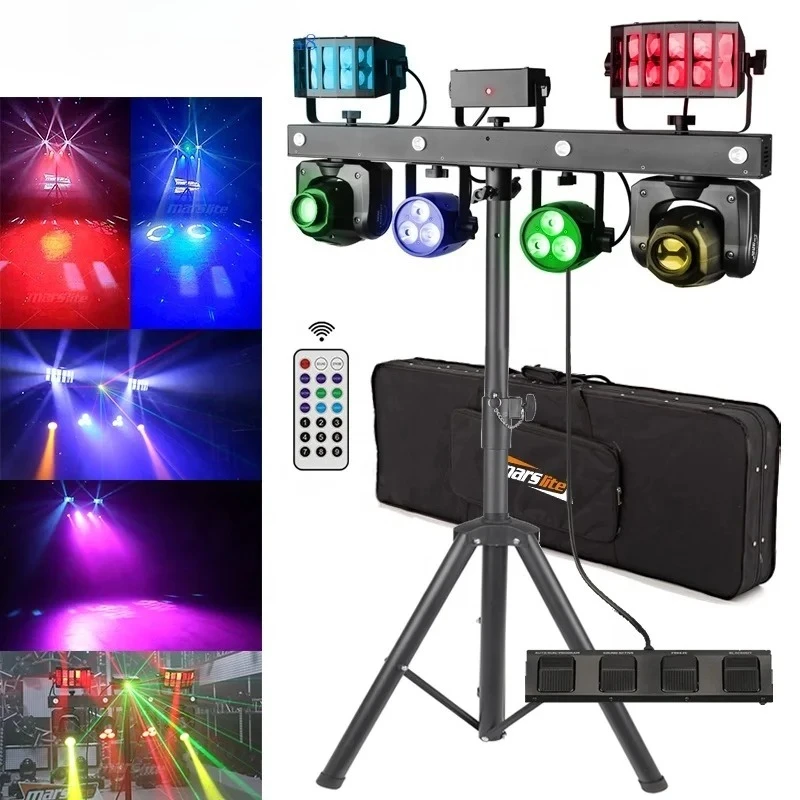 Portable Dj Set Party Disco Lighting Dj Equipment Gig Led Bar Pro Move System Luces Discoteca Stage Dj Lights with Stand
Portable Dj Set Party Disco Lighting Dj Equipment Gig Led Bar Pro Move System Luces Discoteca Stage Dj Lights with Stand