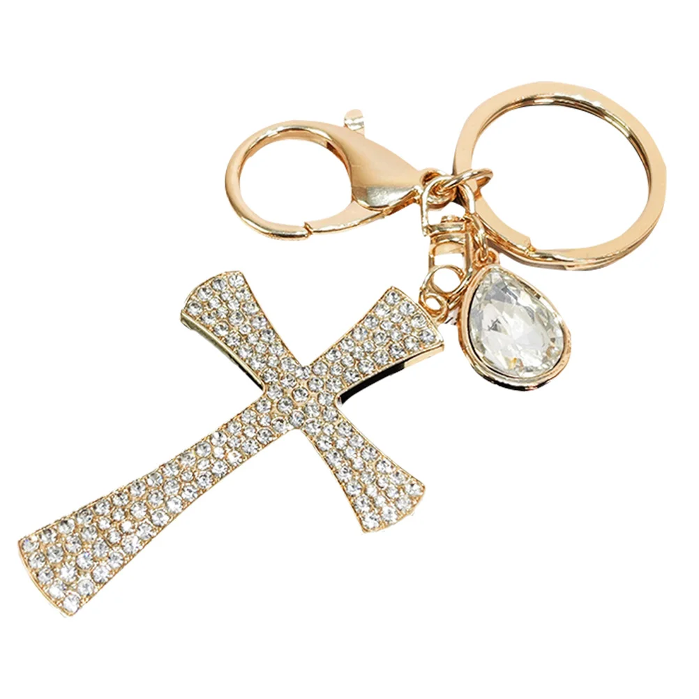 Cross Keychain DIY Pendant Bag Hanging Decor Personality Wear Resistant Alloy Modeling Keyholder
Cross Keychain DIY Pendant Bag Hanging Decor Personality Wear Resistant Alloy Modeling Keyholder