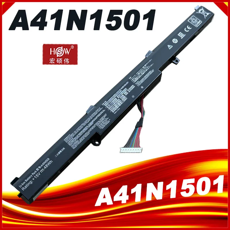 A41N1501 Аккумулятор для ноутбука ASUS GL752JW GL752 GL752VL GL752VW N552 N552V N552VW N752 N752V N752VW N752VX A41LK9H
A41N1501 Аккумулятор для ноутбука ASUS GL752JW GL752 GL752VL GL752VW N552 N552V N552VW N752 N752V N752VW N752VX A41LK9H