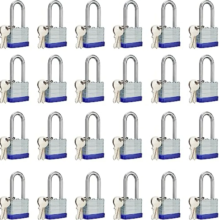 Lock Outdoor Padlocks, Laminated keyed Padlock, 1-9/16 in Wide Body, Padlock Set with Keys, Long Shackle 4
Lock Outdoor Padlocks, Laminated keyed Padlock, 1-9/16 in Wide Body, Padlock Set with Keys, Long Shackle 4