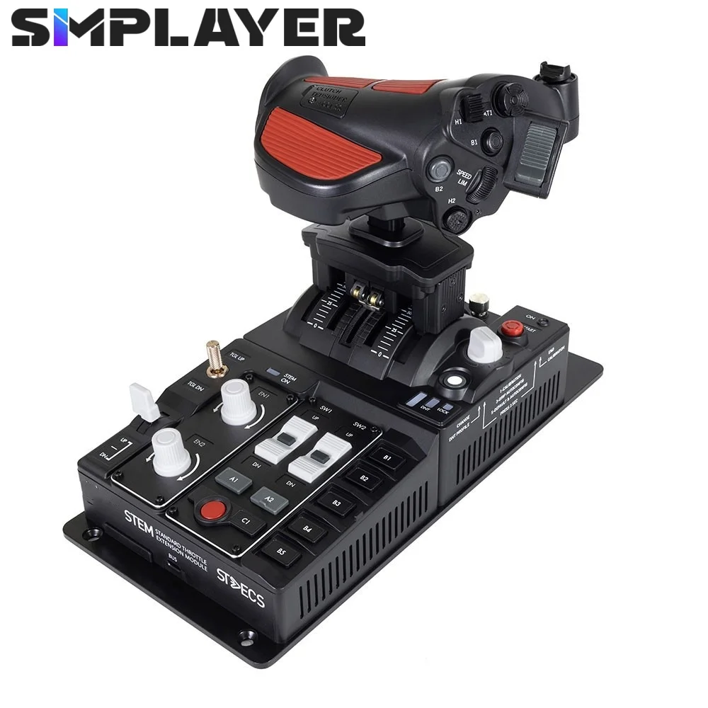 Simplaye STECS STG Max-Left Throttle with Multifunctional Holder Racing Game Flight Simulator for VKBSIM Space Throttle System-M
Simplaye STECS STG Max-Left Throttle with Multifunctional Holder Racing Game Flight Simulator for VKBSIM Space Throttle System-M