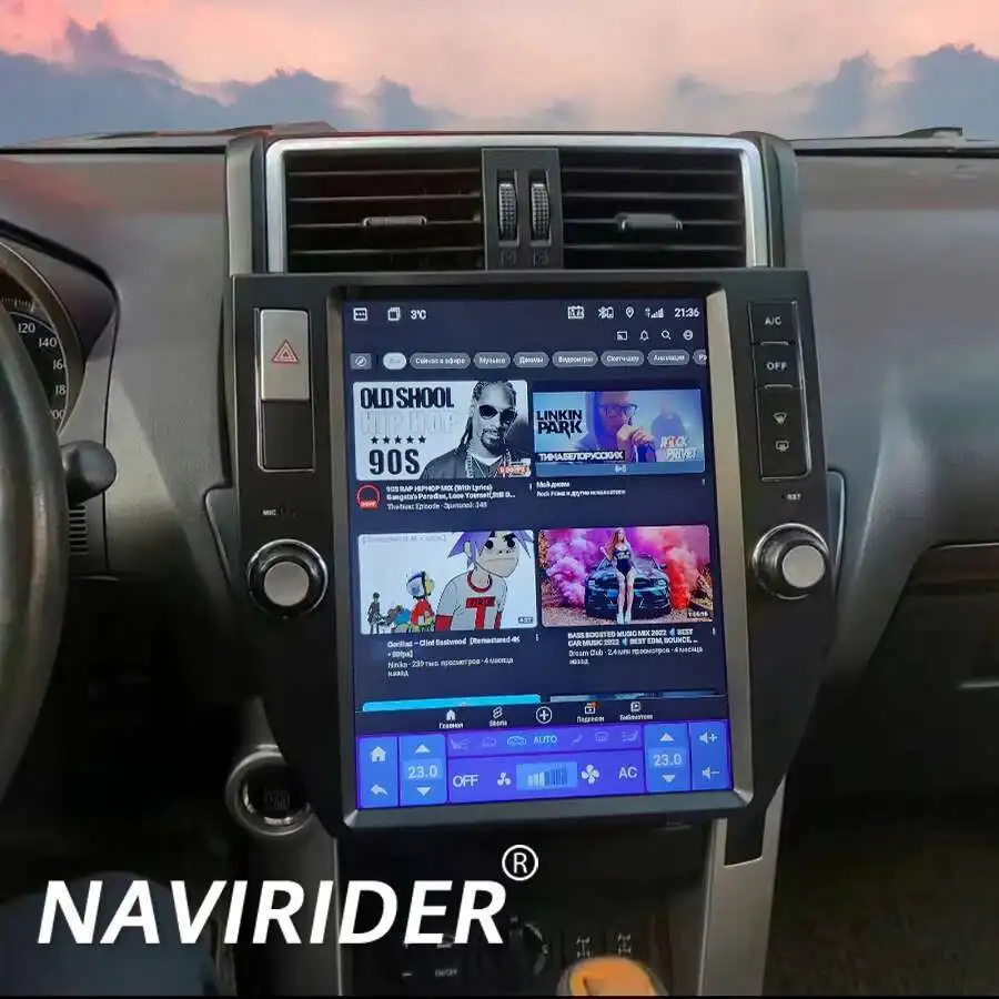 NaviRider 12.3 inch Screen Android 13 For Toyota Land Cruiser Prado 150 2010-2017 Car Radio Stereo Multimedia Player Navigation
NaviRider 12.3 inch Screen Android 13 For Toyota Land Cruiser Prado 150 2010-2017 Car Radio Stereo Multimedia Player Navigation