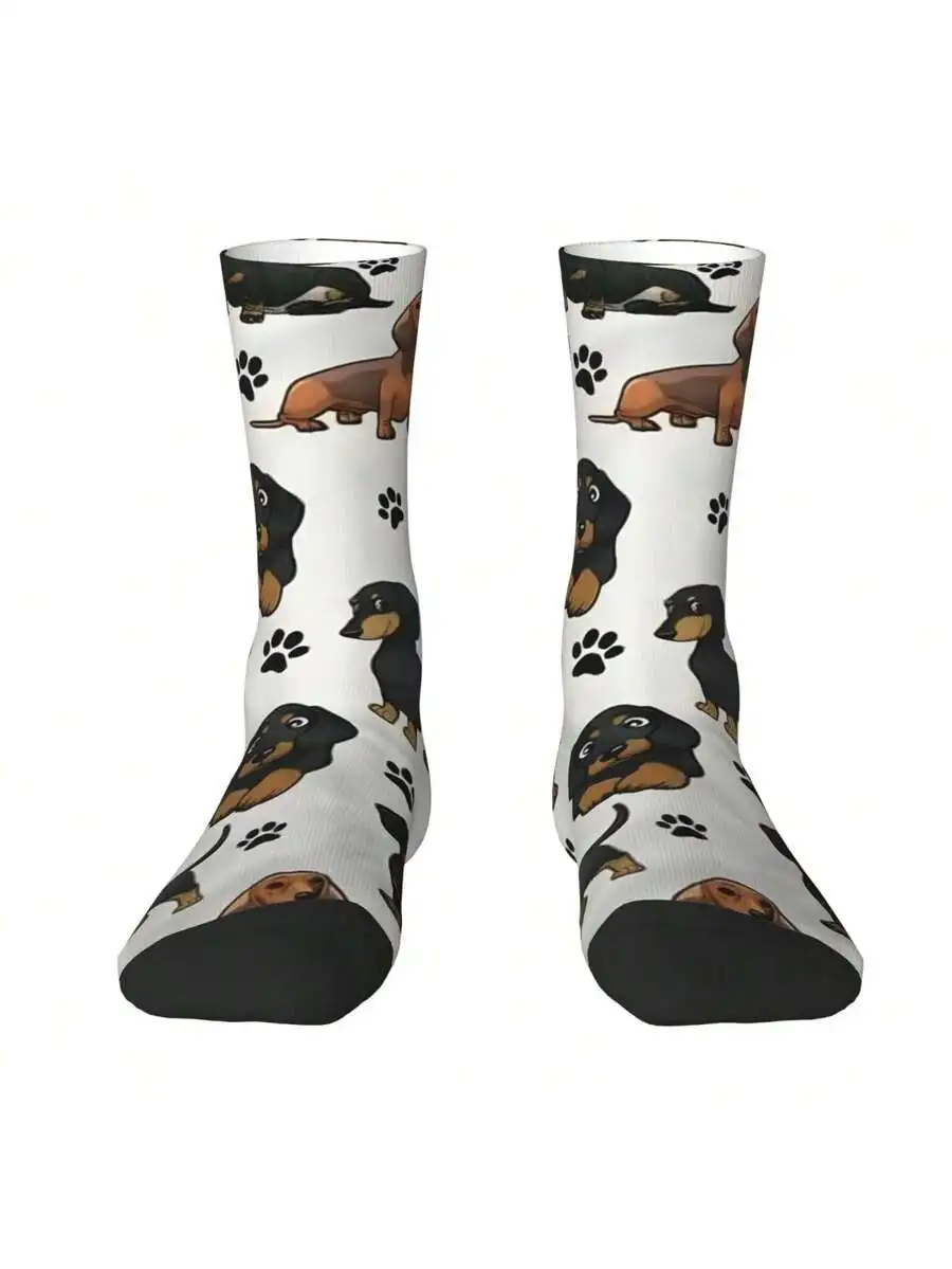 Funny Dachshund Dog Cartoon Socks Cute Casual Crew Socks For Adults
Funny Dachshund Dog Cartoon Socks Cute Casual Crew Socks For Adults