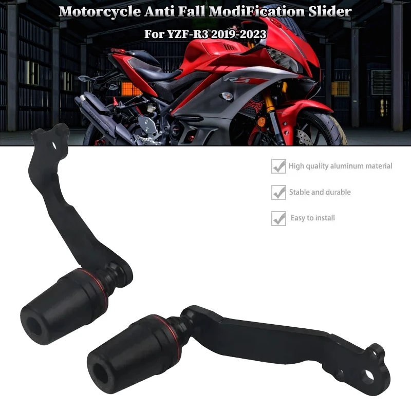 For YAMAHA YZFR3 YZF-R3 2019-2023 2020 2021 2022 Motorcycle Falling Protection Frame Slider Fairing Guard Crash Protector
For YAMAHA YZFR3 YZF-R3 2019-2023 2020 2021 2022 Motorcycle Falling Protection Frame Slider Fairing Guard Crash Protector
