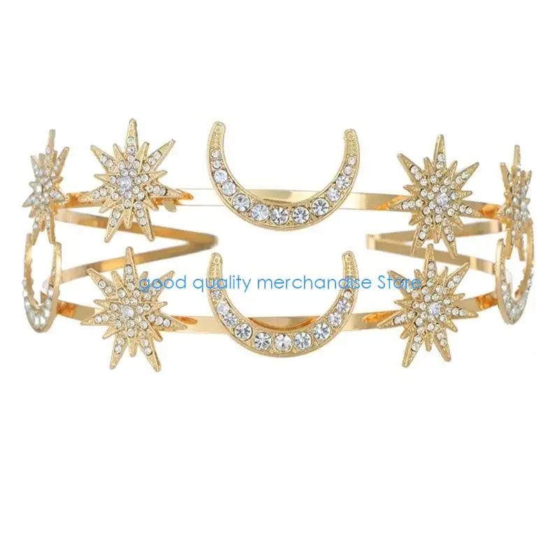 Y5JD двухслойные стразы со звездами и коронами, повязка на голову, свадебный душ, свадебные украшения для волос
Y5JD двухслойные стразы со звездами и коронами, повязка на голову, свадебный душ, свадебные украшения для волос