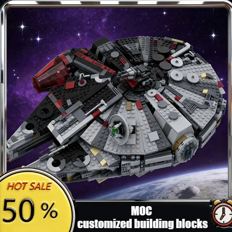 Конструктор 1983 PCS: Модель танка Dark Light Falcon MOC, модульная сборка, креативный дизайн, кирпичики, игрушка DIY, рождественский подарок
Конструктор 1983 PCS: Модель танка Dark Light Falcon MOC, модульная сборка, креативный дизайн, кирпичики, игрушка DIY, рождественский подарок