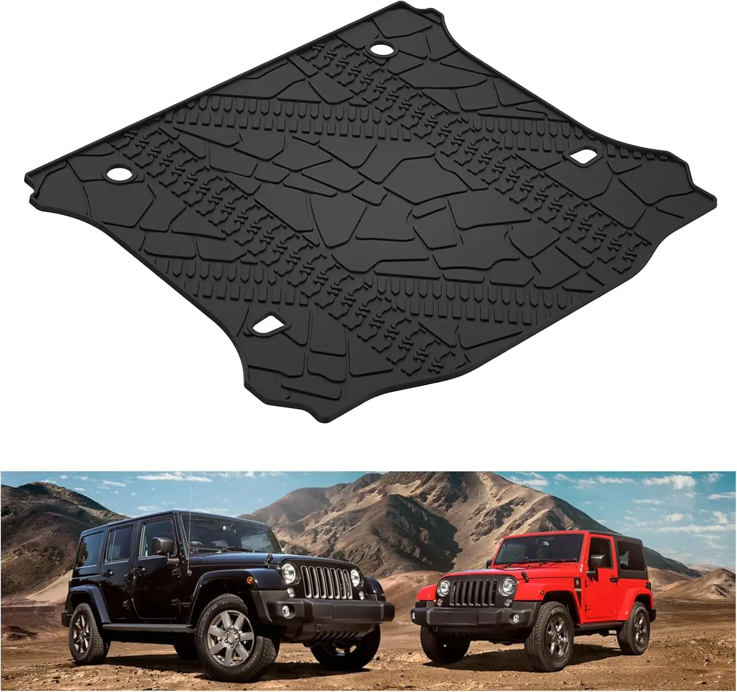 2007-2018 SUV Rear Cargo Protection, TPE Material, Black, Heavy Duty OEM Replacement
2007-2018 SUV Rear Cargo Protection, TPE Material, Black, Heavy Duty OEM Replacement