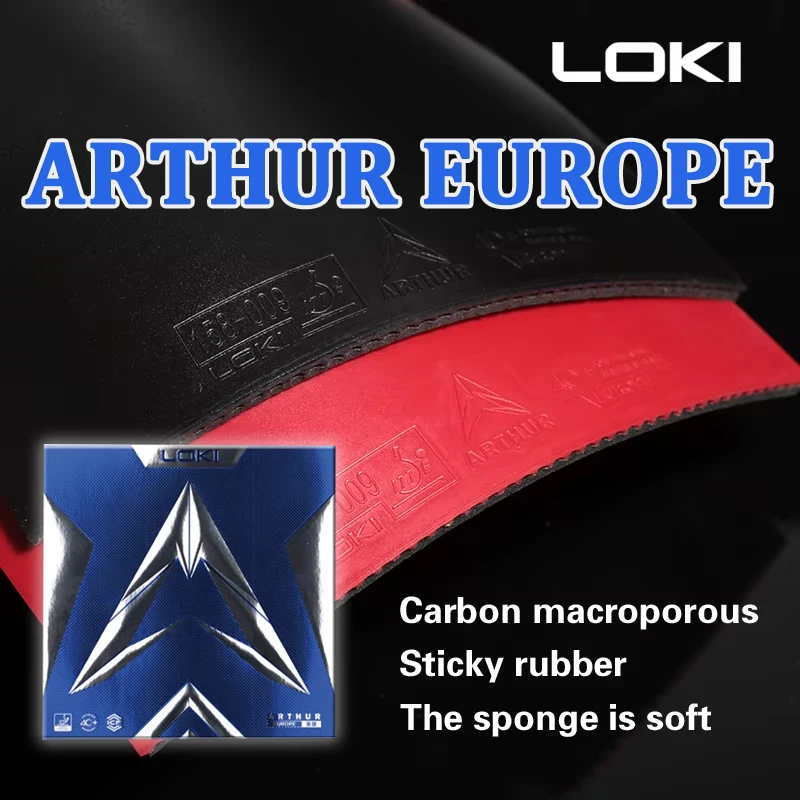 Накладка для настольного тенниса LOKI, одобренная ITTF, ARTHUR EUROPE, с губкой Cake Sponge, высокоотскоковая, липкая, для вращающихся ударов (Arc Loop)
Накладка для настольного тенниса LOKI, одобренная ITTF, ARTHUR EUROPE, с губкой Cake Sponge, высокоотскоковая, липкая, для вращающихся ударов (Arc Loop)