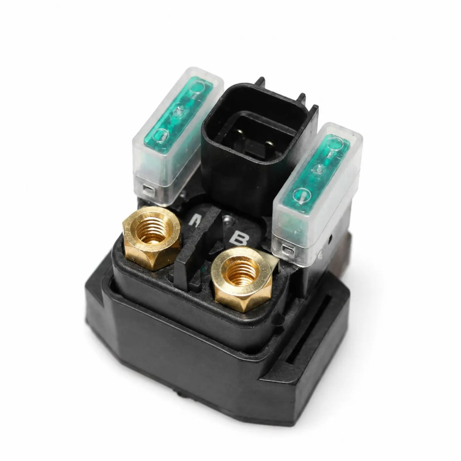 ATV Starter Relay Long-Lasting ABS Plastic ATV Starter Solenoid Relay Vehicle Part Stud Terminal Easy to Install for Repair
ATV Starter Relay Long-Lasting ABS Plastic ATV Starter Solenoid Relay Vehicle Part Stud Terminal Easy to Install for Repair