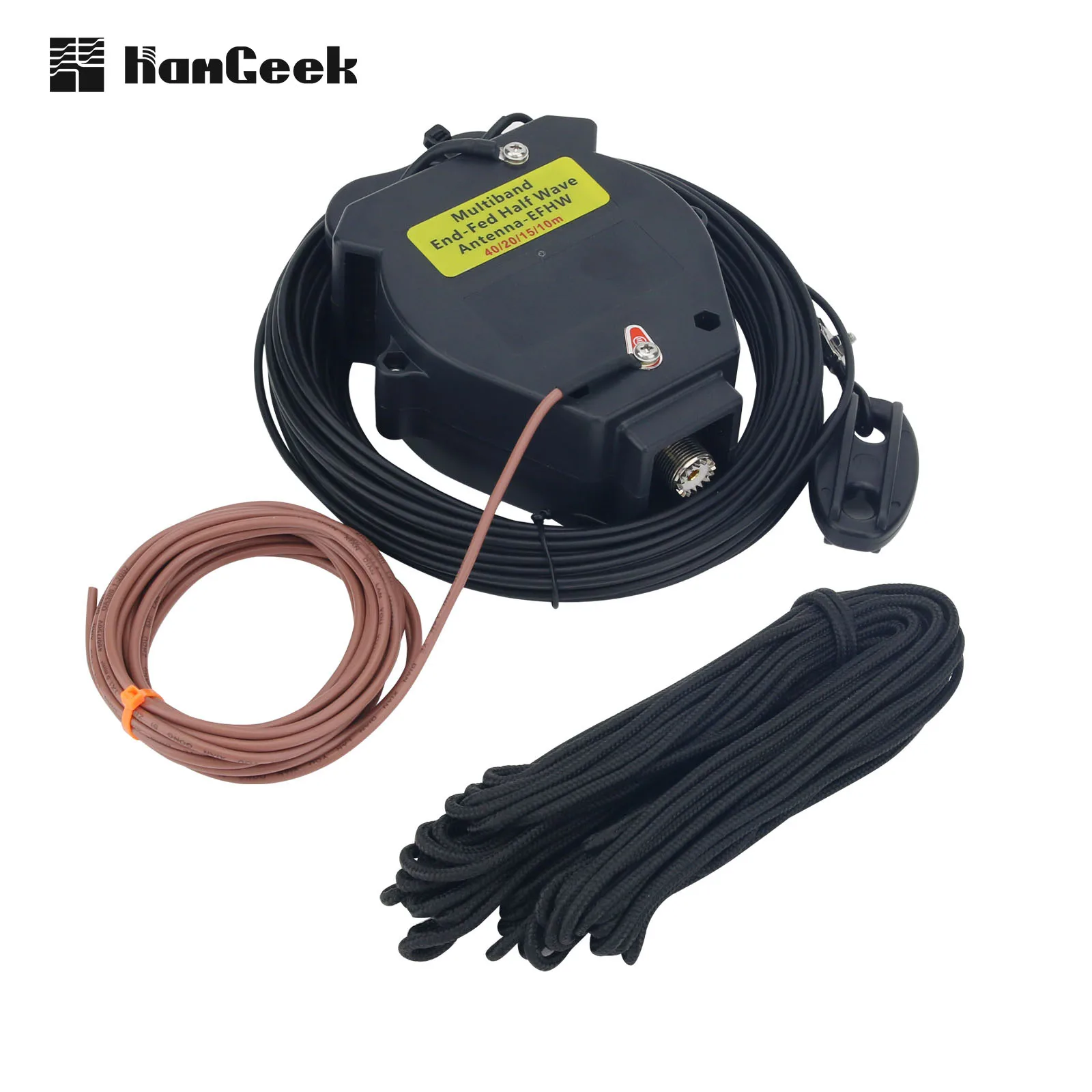 HamGeek JYR4010-400W 4-Band End Fed Antenna Shortwave Antenna HF Antenna not Requiring Antenna Tuner 
HamGeek JYR4010-400W 4-Band End Fed Antenna Shortwave Antenna HF Antenna not Requiring Antenna Tuner