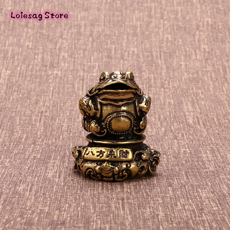 Mini Golden Toad Gathers Money Small Ornaments Tripod Toad Comes From All Sides Desk Decorations Brass Crafts Gifts
Mini Golden Toad Gathers Money Small Ornaments Tripod Toad Comes From All Sides Desk Decorations Brass Crafts Gifts