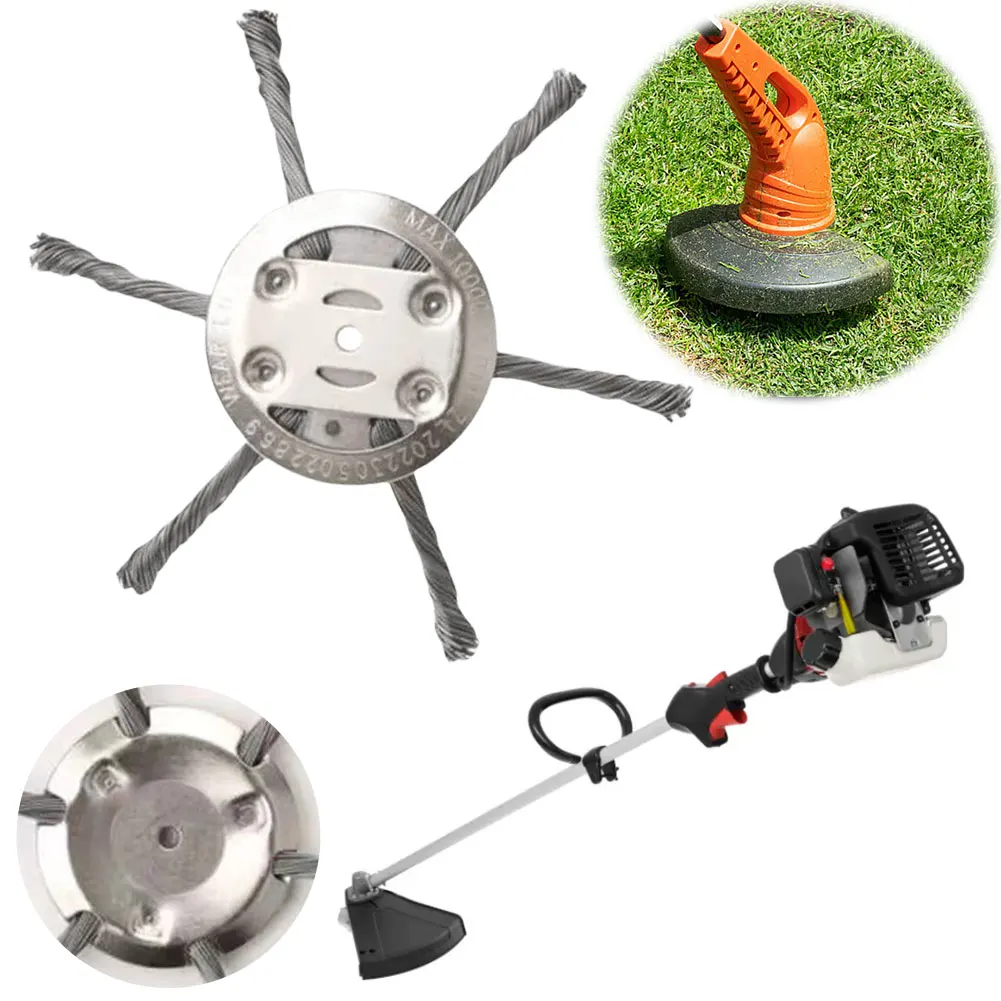 Grass Trimmer Head Universal Wire Wheel Trimming Head Wire Trimmer Head Replacement for Electric Mower
Grass Trimmer Head Universal Wire Wheel Trimming Head Wire Trimmer Head Replacement for Electric Mower