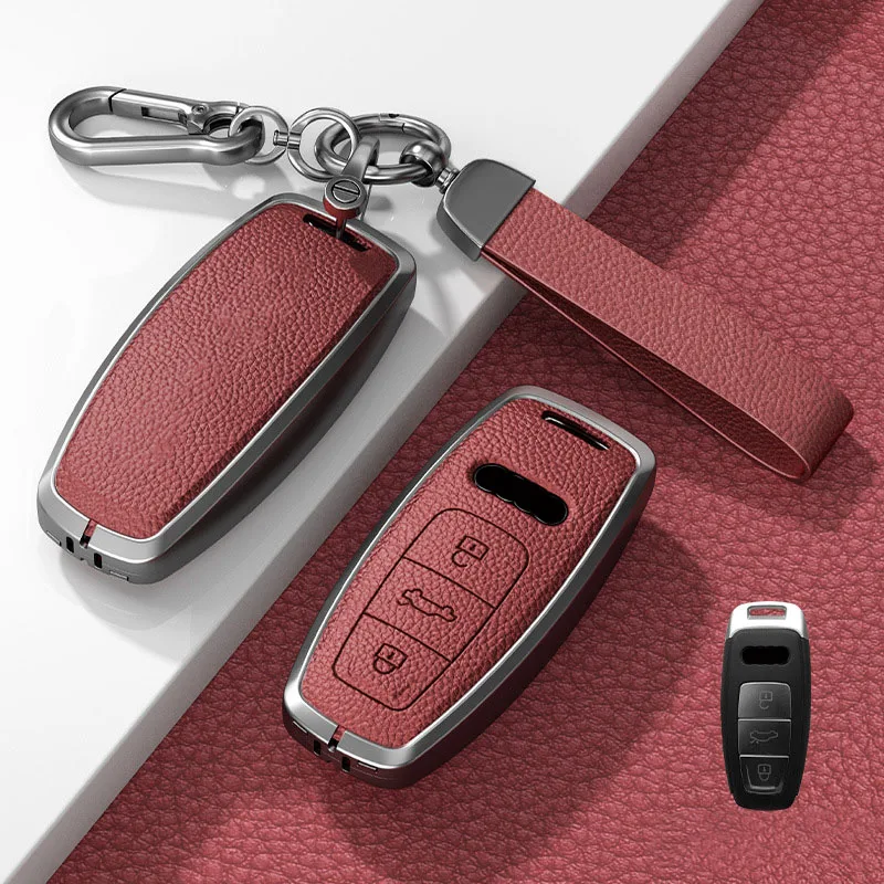 For Audi Q8 RSQ8 A6 C8 S6 RS6 A7 S7 RS7 A3 8Y A8 D5 4N RS E-tron GT Q4 Q5 Q7 4M Zinc Alloy+Leather Car Remote Key Case Cover Fob
For Audi Q8 RSQ8 A6 C8 S6 RS6 A7 S7 RS7 A3 8Y A8 D5 4N RS E-tron GT Q4 Q5 Q7 4M Zinc Alloy+Leather Car Remote Key Case Cover Fob