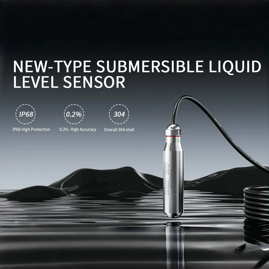 Water Level Sensor 4-20mA 0-10V 0-5V RS485 Output 0-500m 304SS Cable Submersible Liquid Level Transmitter
Water Level Sensor 4-20mA 0-10V 0-5V RS485 Output 0-500m 304SS Cable Submersible Liquid Level Transmitter