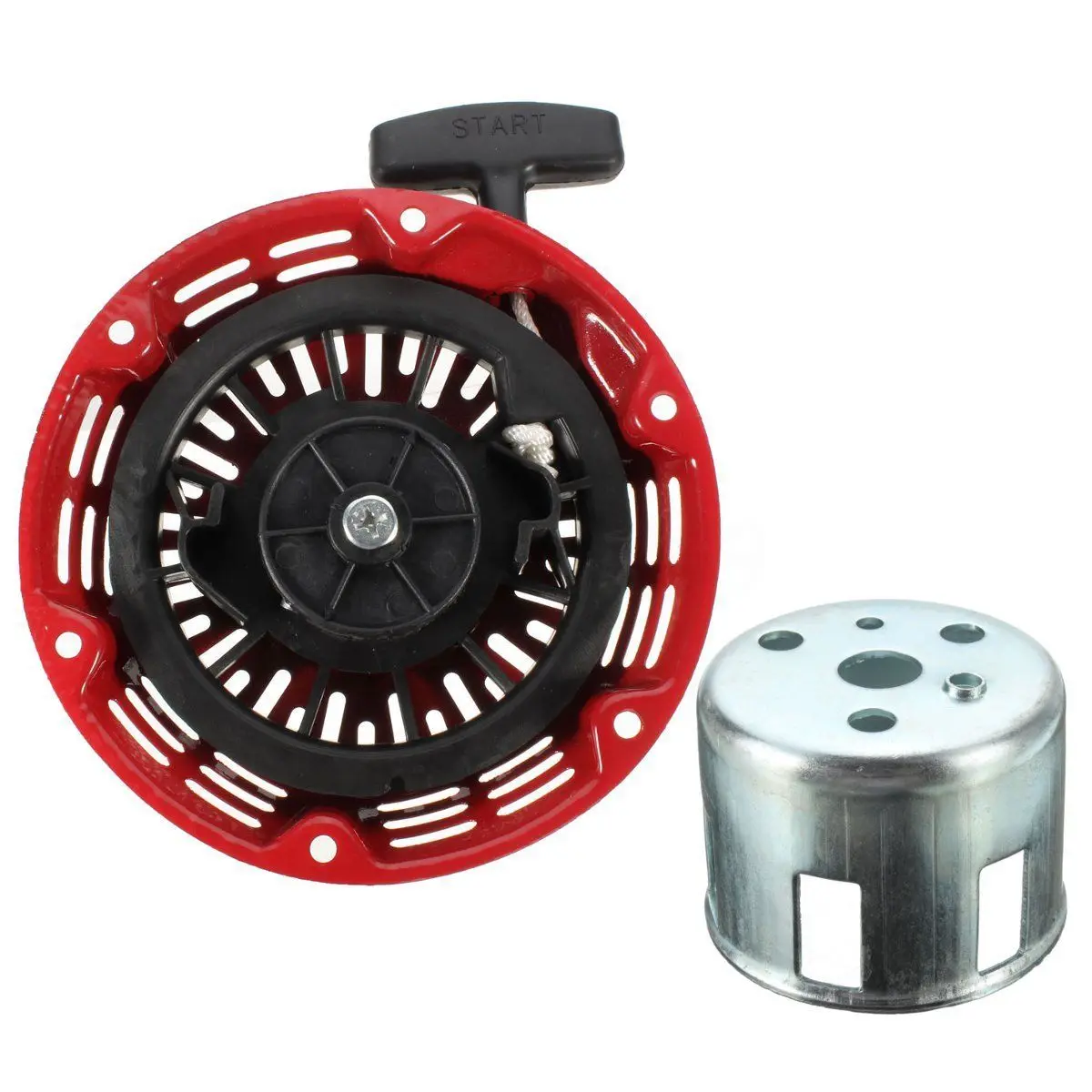 Replacement Recoil Starter Assembly Kit for GX120 and For GX200 Engines Easy Installation for Pull Start Mechanism
Replacement Recoil Starter Assembly Kit for GX120 and For GX200 Engines Easy Installation for Pull Start Mechanism