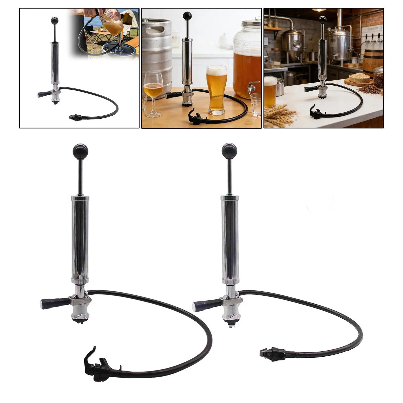 Party Beer Pump,Indoor Outdoor with Beer Faucet and Hose Beer Dispensing Tool,Picnic Pump for Gathering Birthday Camping Garden
Party Beer Pump,Indoor Outdoor with Beer Faucet and Hose Beer Dispensing Tool,Picnic Pump for Gathering Birthday Camping Garden