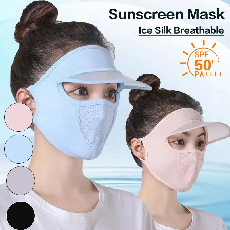 1 Piece Ice Silk Sun Protection Mask for Women Summer Cooling Breathable Face Cover UV Block Shade Eye Corner Veil for Cycling
1 Piece Ice Silk Sun Protection Mask for Women Summer Cooling Breathable Face Cover UV Block Shade Eye Corner Veil for Cycling